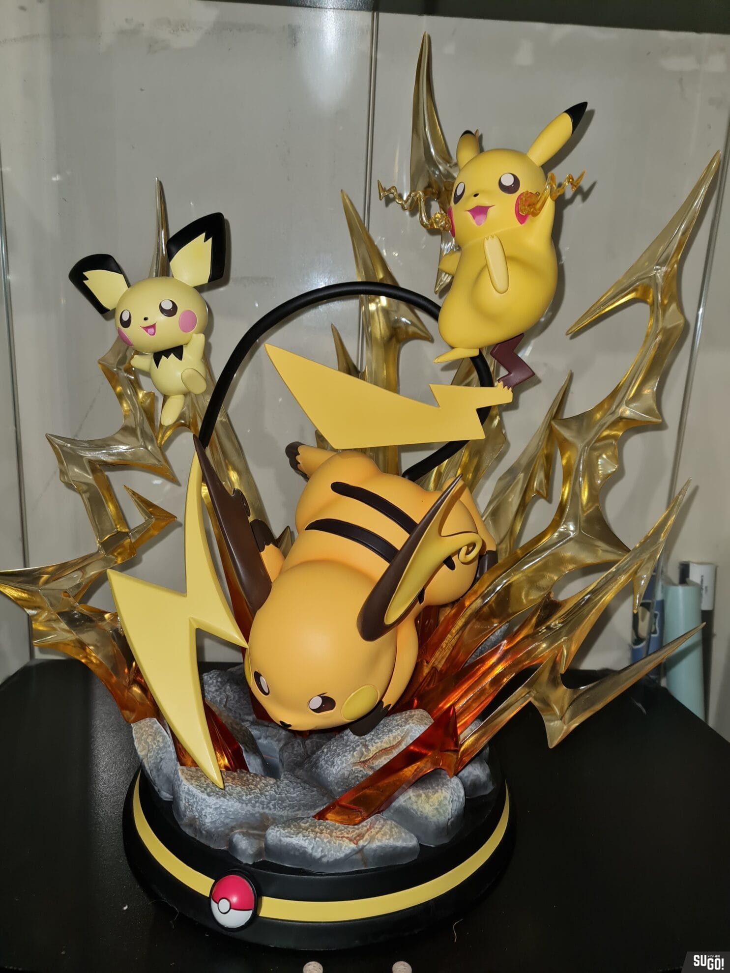 Miman Studio Pokemon Pikachu Evolution Family (45cm Plus Version) GK Statue photo review