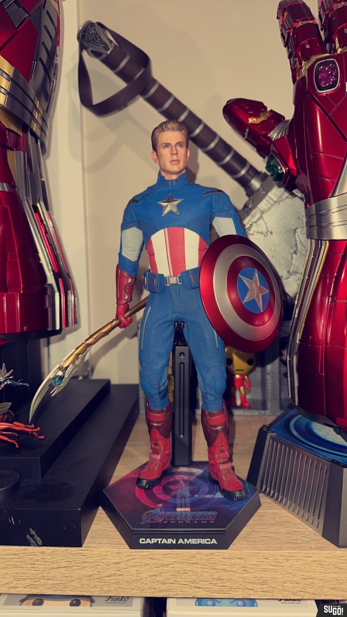 Hot Toys Avengers: Endgame Captain America (2012 Version) MMS563 1/6 Scale Figure photo review