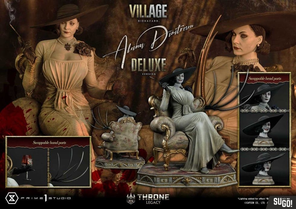 Prime 1 Studio Throne Legacy Series Resident Evil Village Alcina Dimitrescu  Deluxe Version TLCRE-01DXS 1/4 Statue - Sugo Toys | Australian Premium  Collectable Store