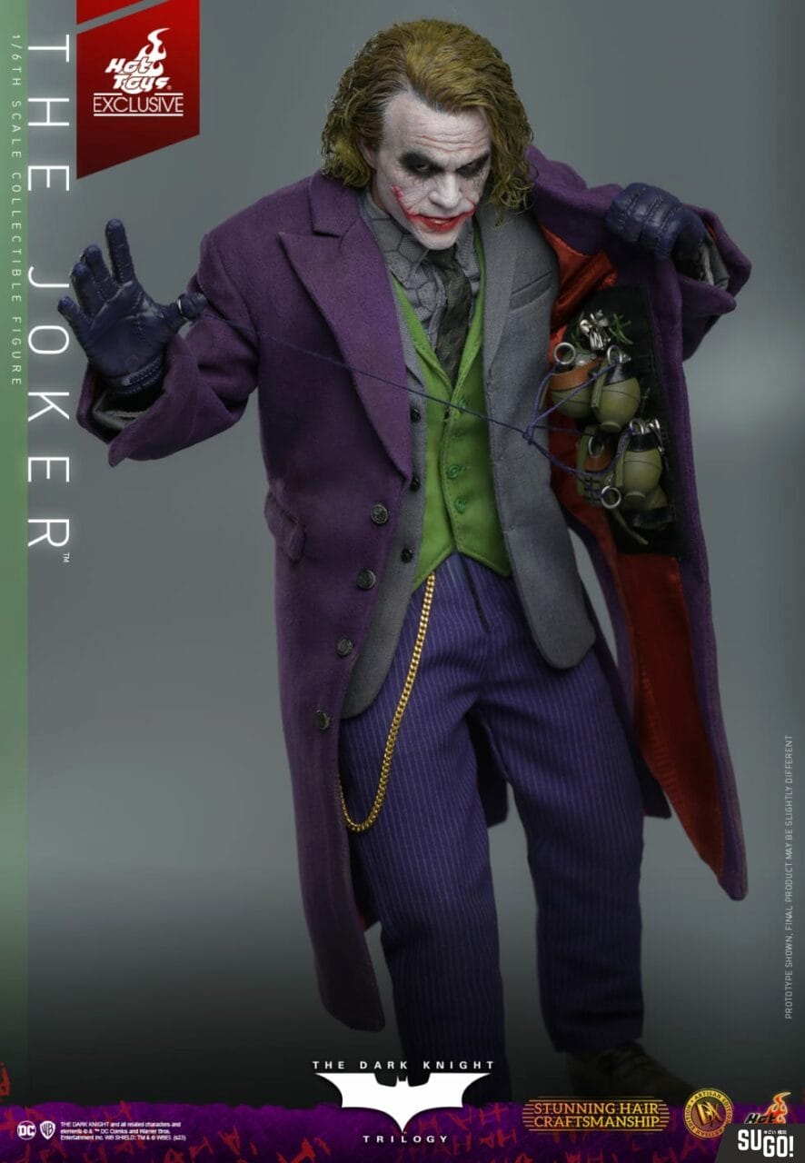 Hot Toys The Dark Knight Trilogy - 1/6 Scale The Joker Action Figure ...