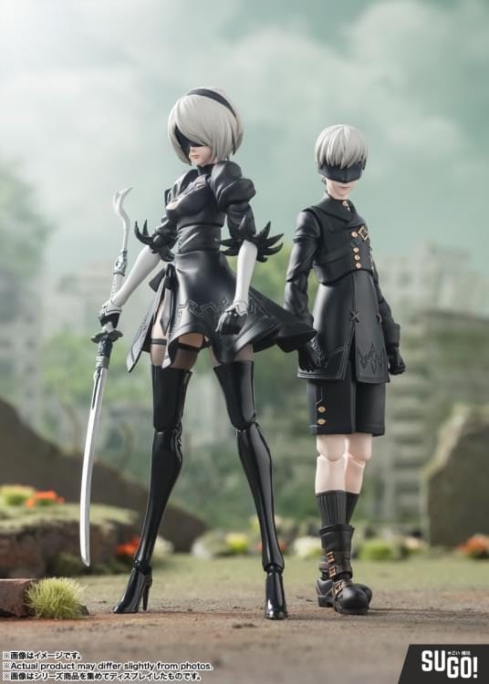 Bandai Spirits NieR: Automata Ver1.1a S.H.Figuarts 2B Action Figure ...