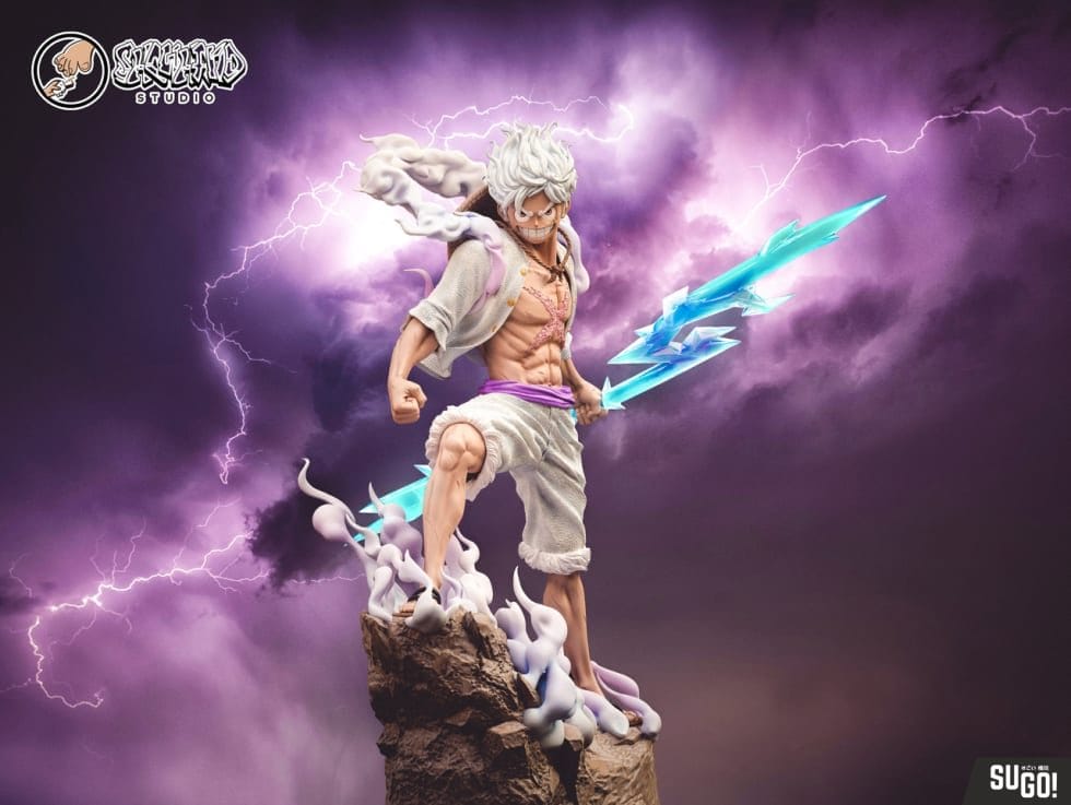 In Stock】ZZDD Studios ONE PIECE Luffy Gear Five NIKA VS Kaido 1/6 Resin  statue