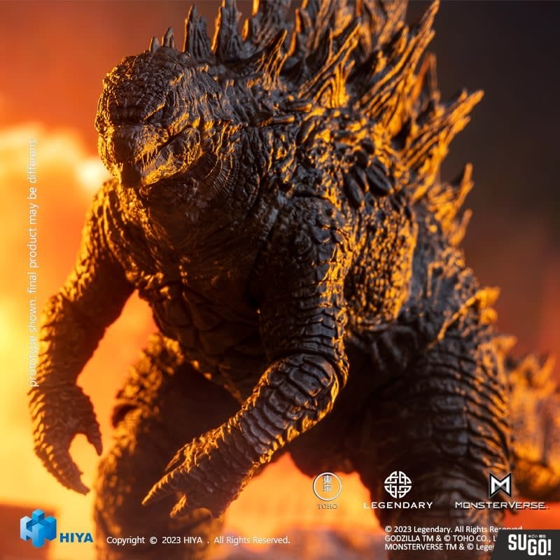HIYA Toys Godzilla VS Kong Exquisite Mini Series Godzilla EBG0061 [Reissue]  1/18 Scale Action Figure