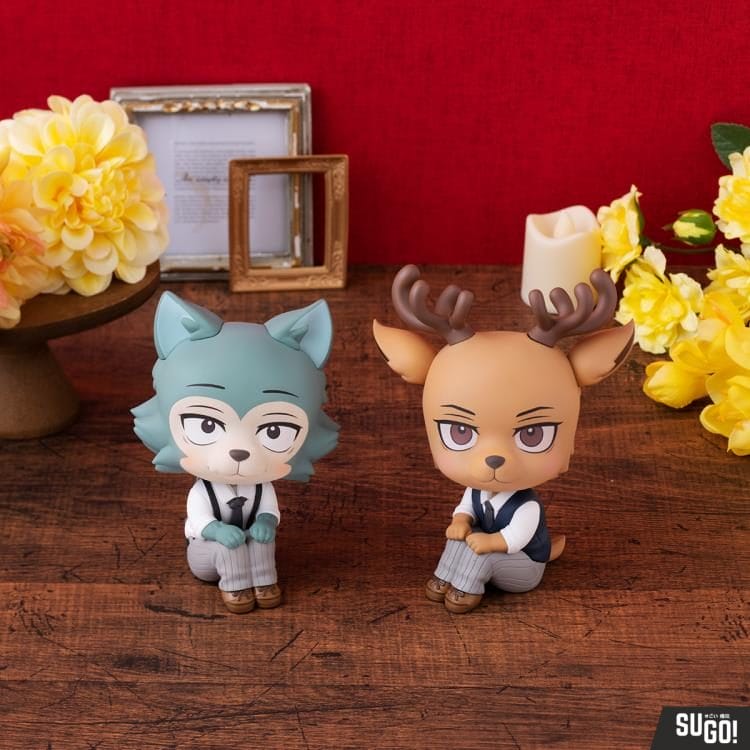 Megahouse Beastars Look Up Series Legoshi Louis Set With Gift