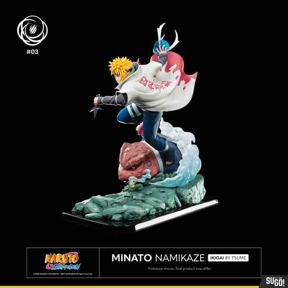 Boneco Naruto Shippuden Minato Namikaze Xtra Tsume-Arts - Suika em