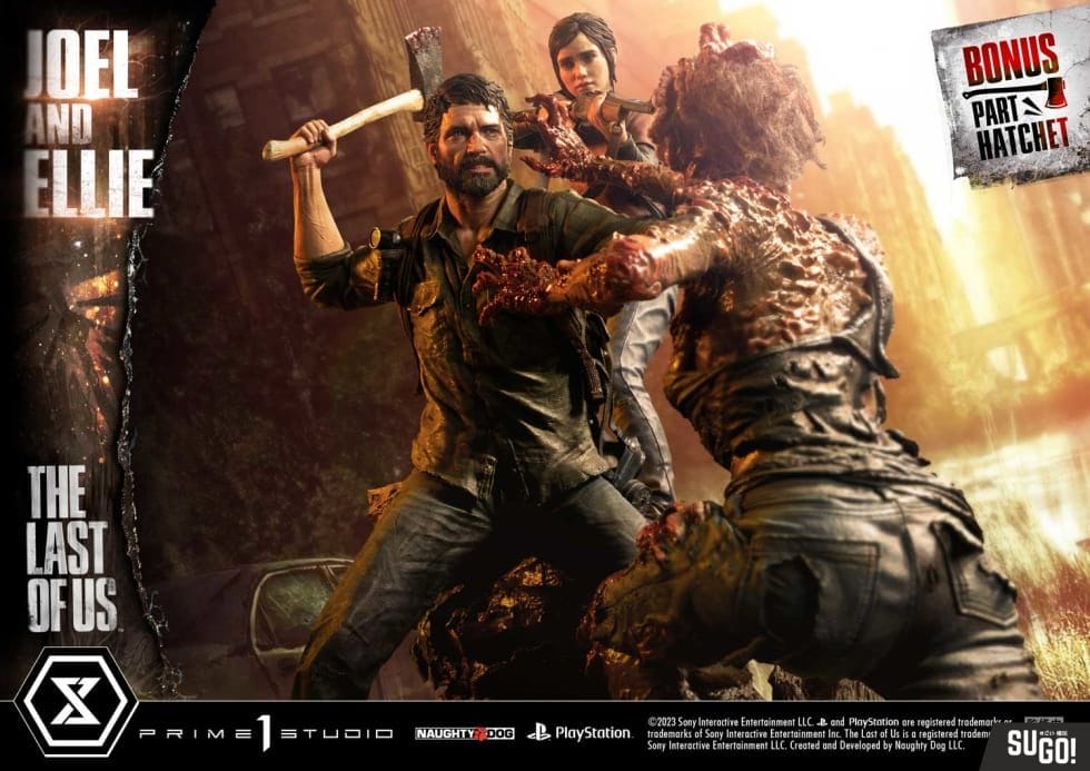The Last of Us Part 1 Joel ＆ Ellie DX Bonus Version Figure by Prime1 S