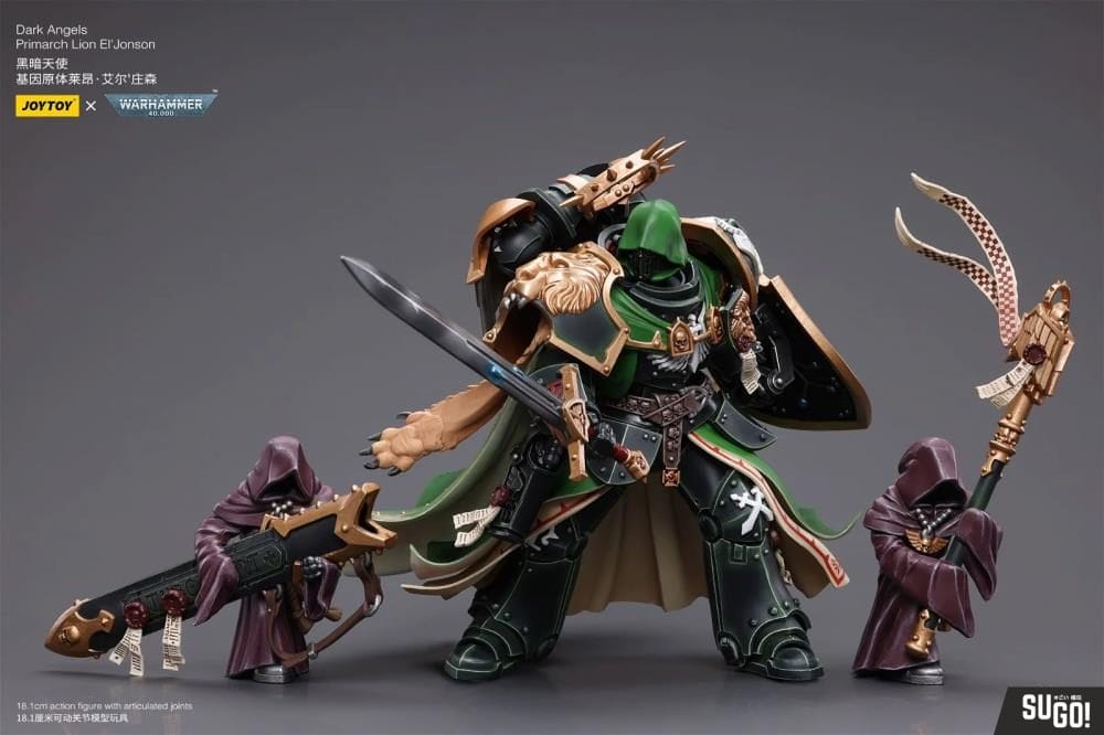 Joy Toy Warhammer 40k Dark Angels Primarch Lion El'Jonson 1/18 Scale ...