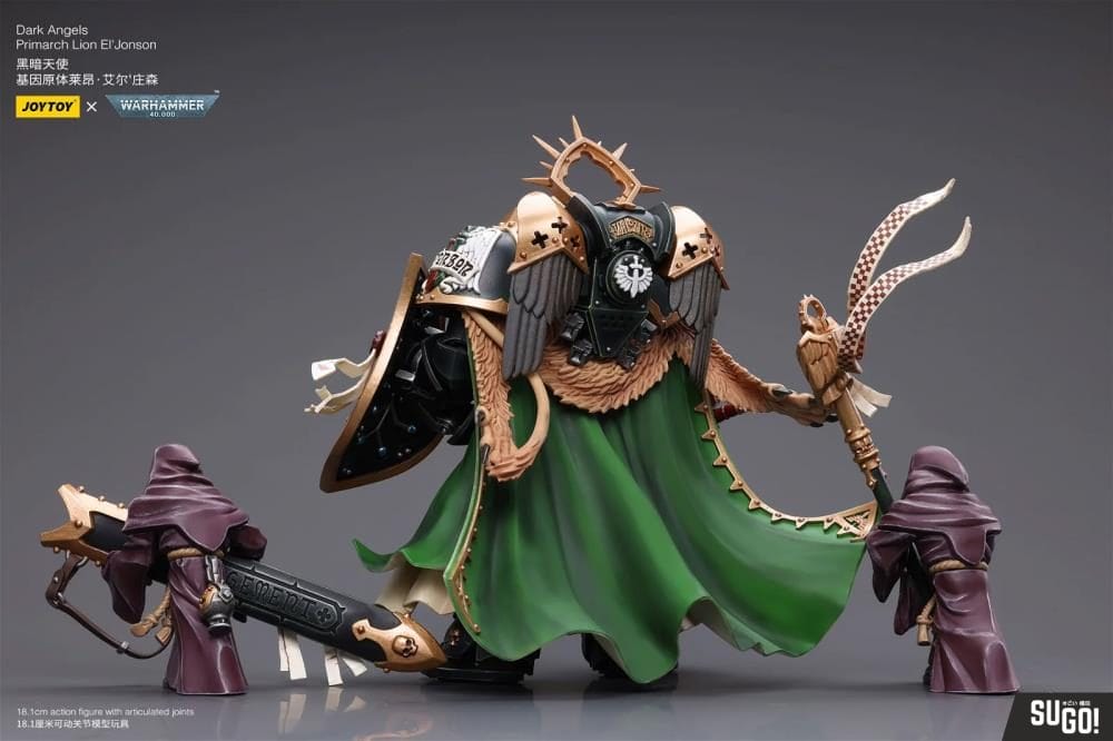 Joy Toy Warhammer 40k Dark Angels Primarch Lion El'Jonson 1/18 Scale ...