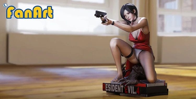 PRE-ORDER Fanart Studio - Resident Evil - Ada Wong Statue(GK) (Adult 18+)