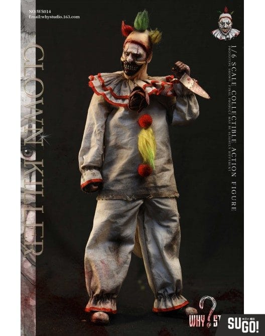 WHY Studio WS014 Horror Clown 1 6 Scale Action Figure Sugo Toys Australian Premium Collectable Store