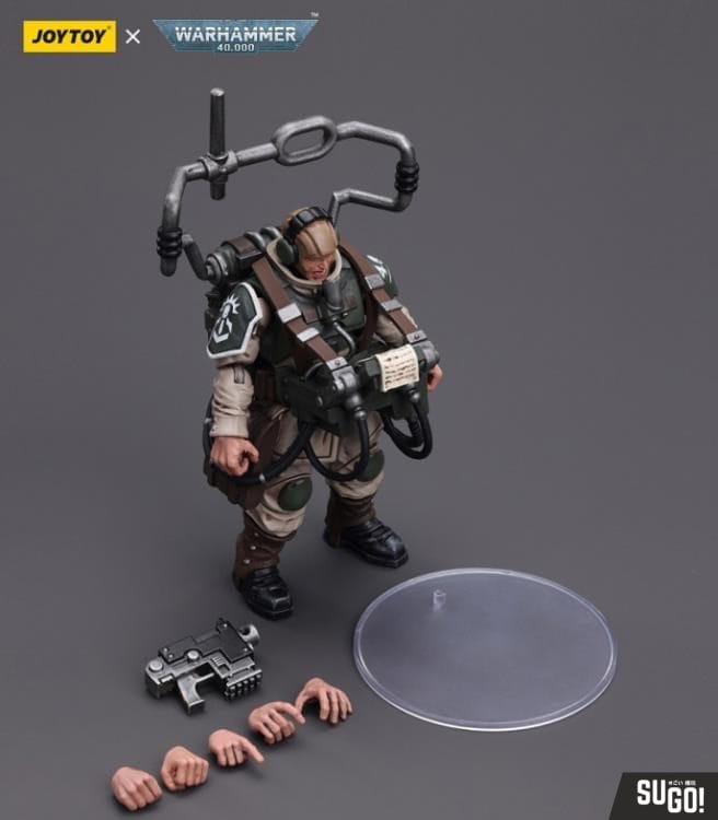 Joy Toy Warhammer 40k Astra Militarum Cadian Command Squad Veteran With ...