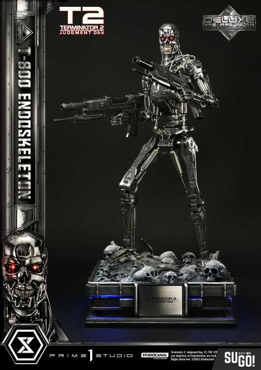 Prime 1 Studio Terminator 2: Judgment Day Museum Masterline T-800  Endoskeleton Deluxe Limited Edition (With Bonus) MMT2-01DXS 1/3 Scale Statue
