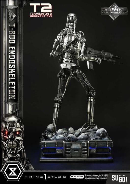 Prime 1 Studio Terminator 2: Judgment Day Museum Masterline T-800  Endoskeleton Deluxe Limited Edition (With Bonus) MMT2-01DXS 1/3 Scale Statue