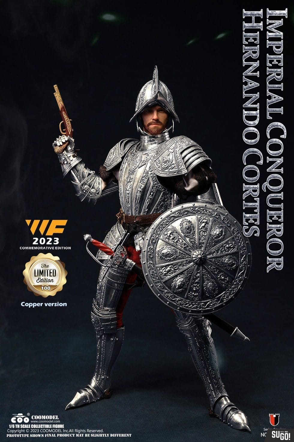 Coomodel SE2302 Imperial Conquistador Hernan Cortes (WF Cupronickel ...