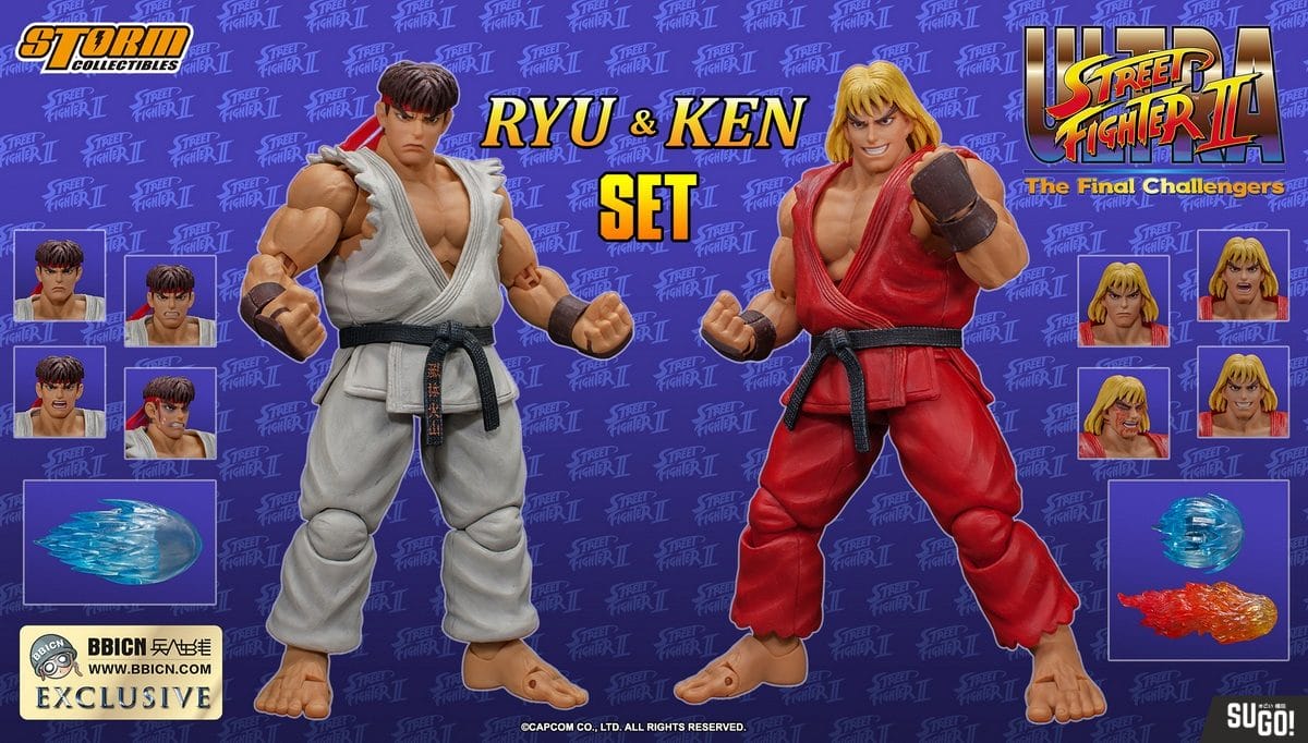 Street Fighter Ryu Evolution 1/3 Scale Exclusive Statue Set