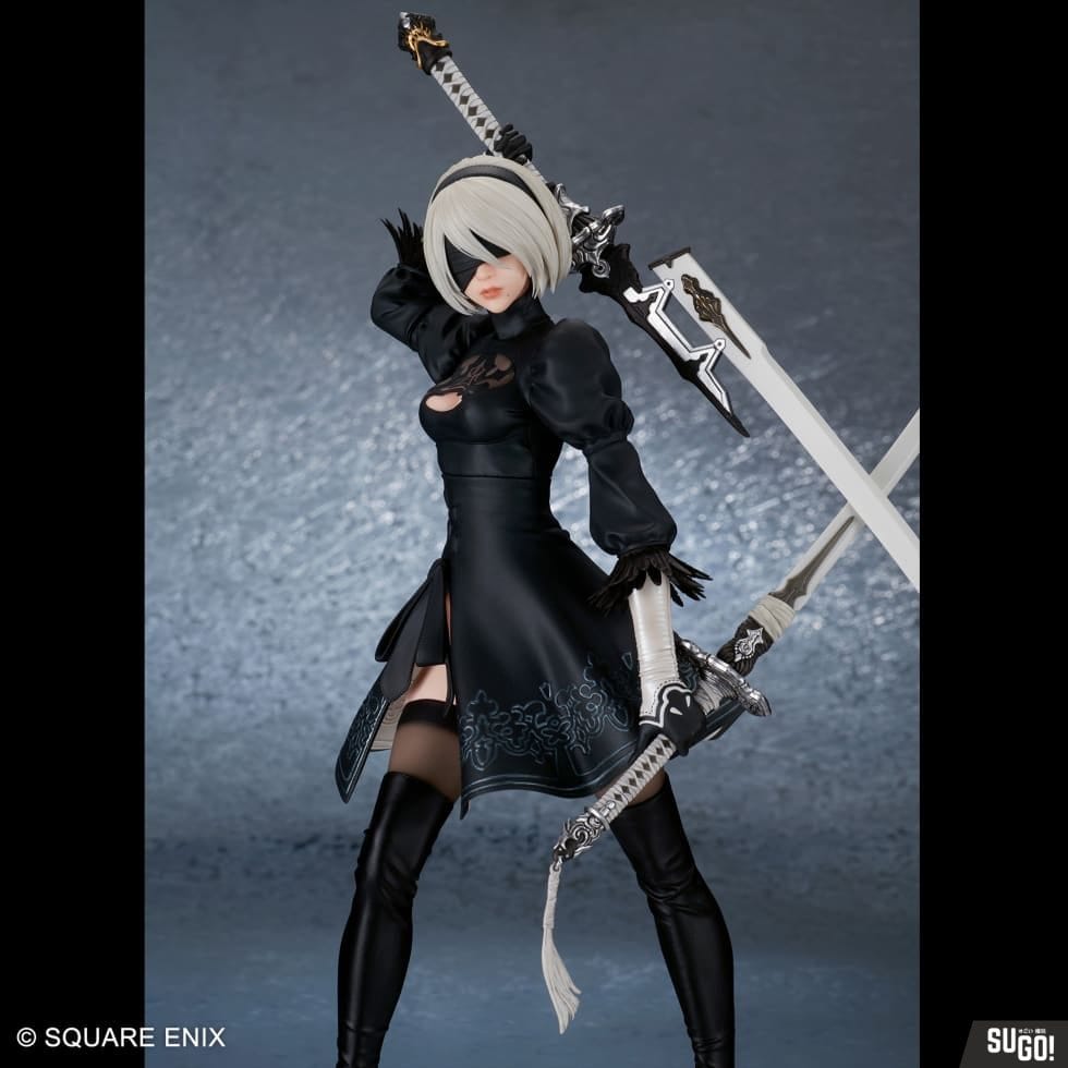 Square Enix NieR:Automata 2B (YoRHa No.2 Type B) Version 2.0 PVC Figure ...