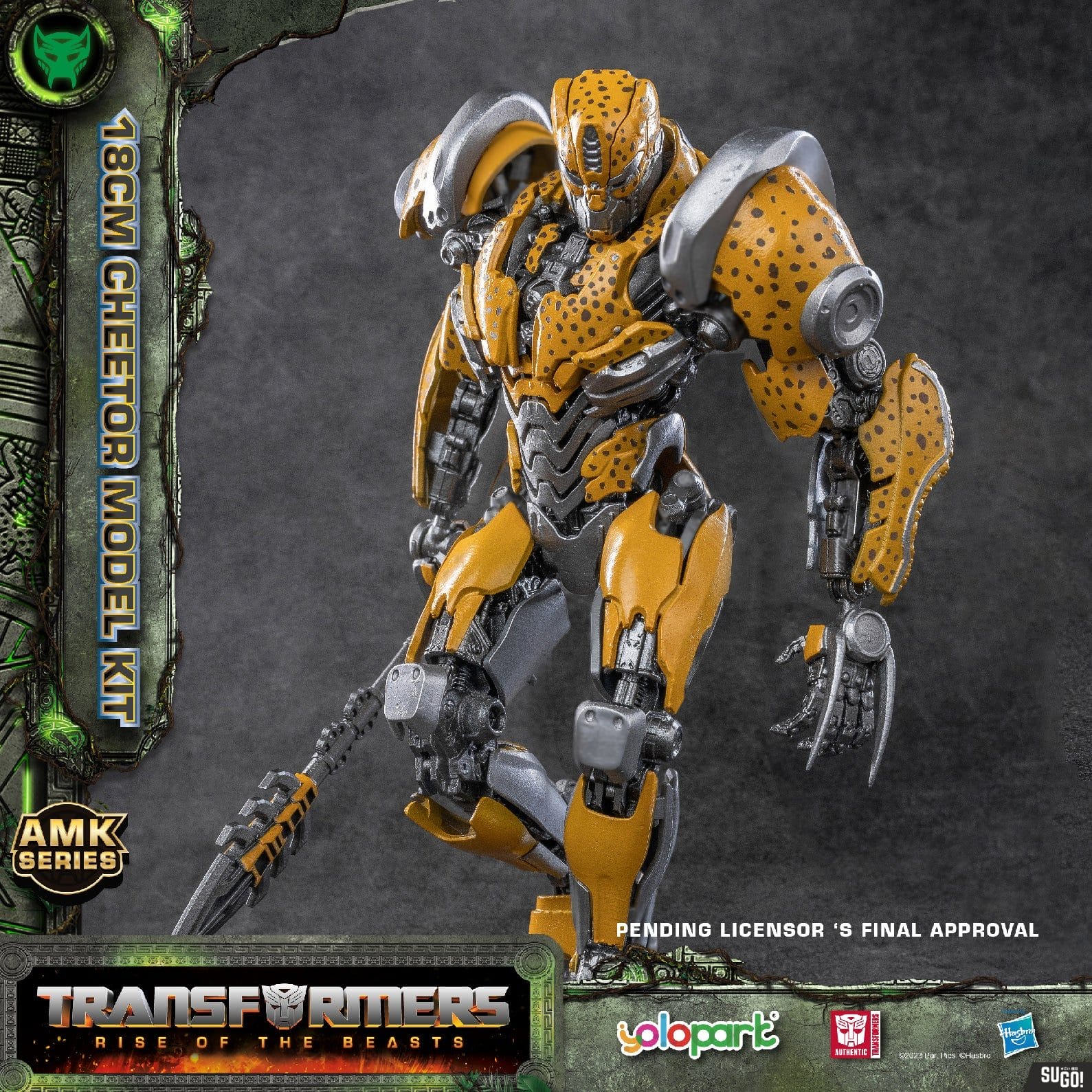 Yolopark Transformers: Rise of The Beasts Cheetor Advanced Model Kit ...