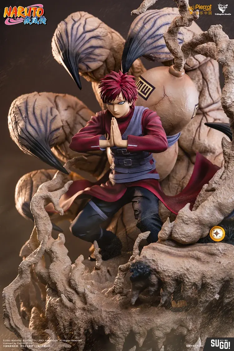 Trieagles Studio Naruto Gaara 1 4 Licensed Statue - Sugo Toys 