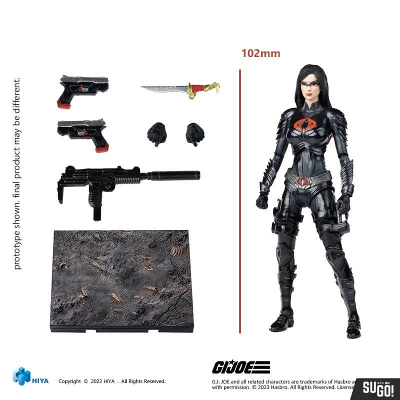 Hiya Toys GI Joe Special Forces: Baroness EMG0149 1/18 Scale Action ...