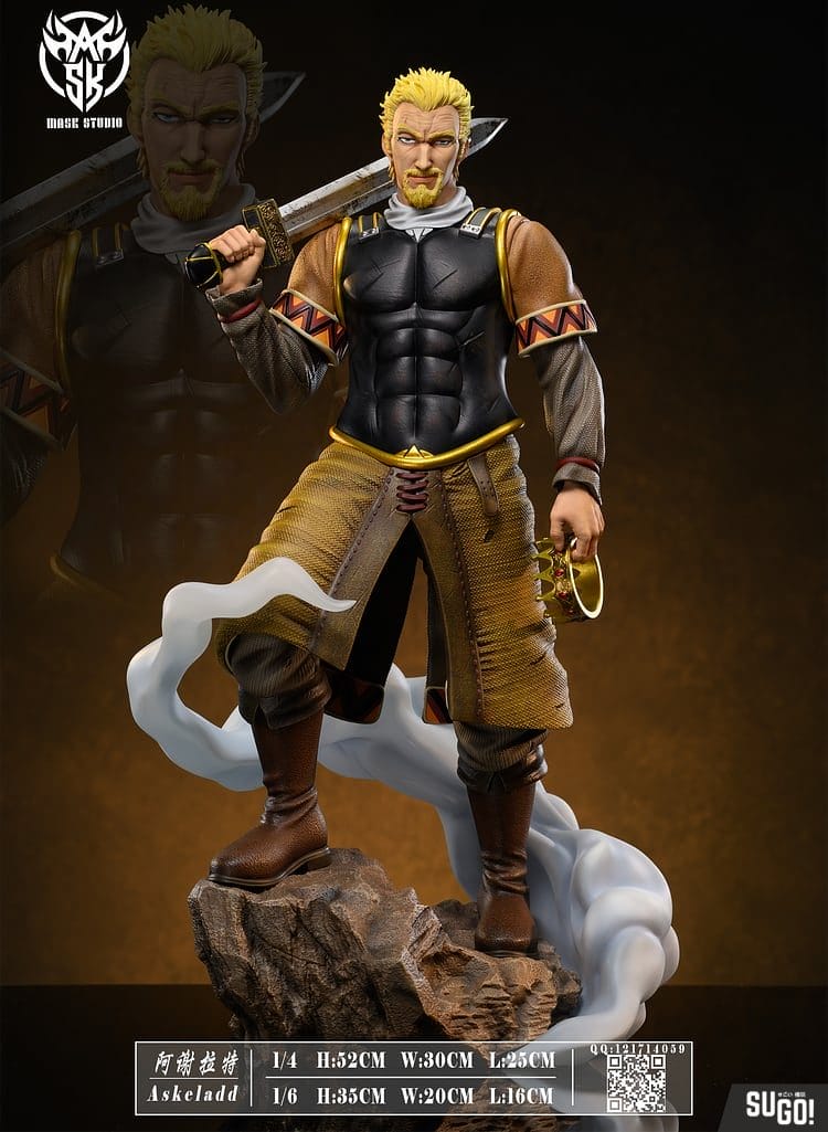 Mask Studio Vinland Saga Askeladd 1/4 GK Statue - Sugo Toys | Action ...