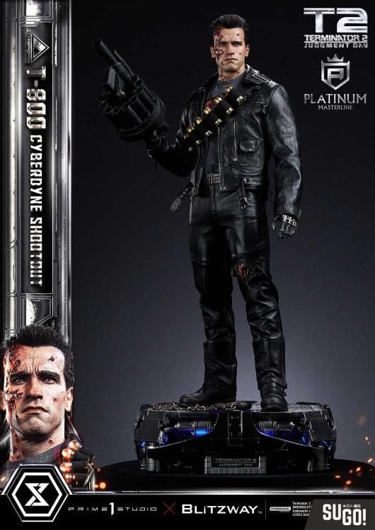 Prime 1 Studio Terminator 2: Judgment Day Platinum Masterline T-800 ...