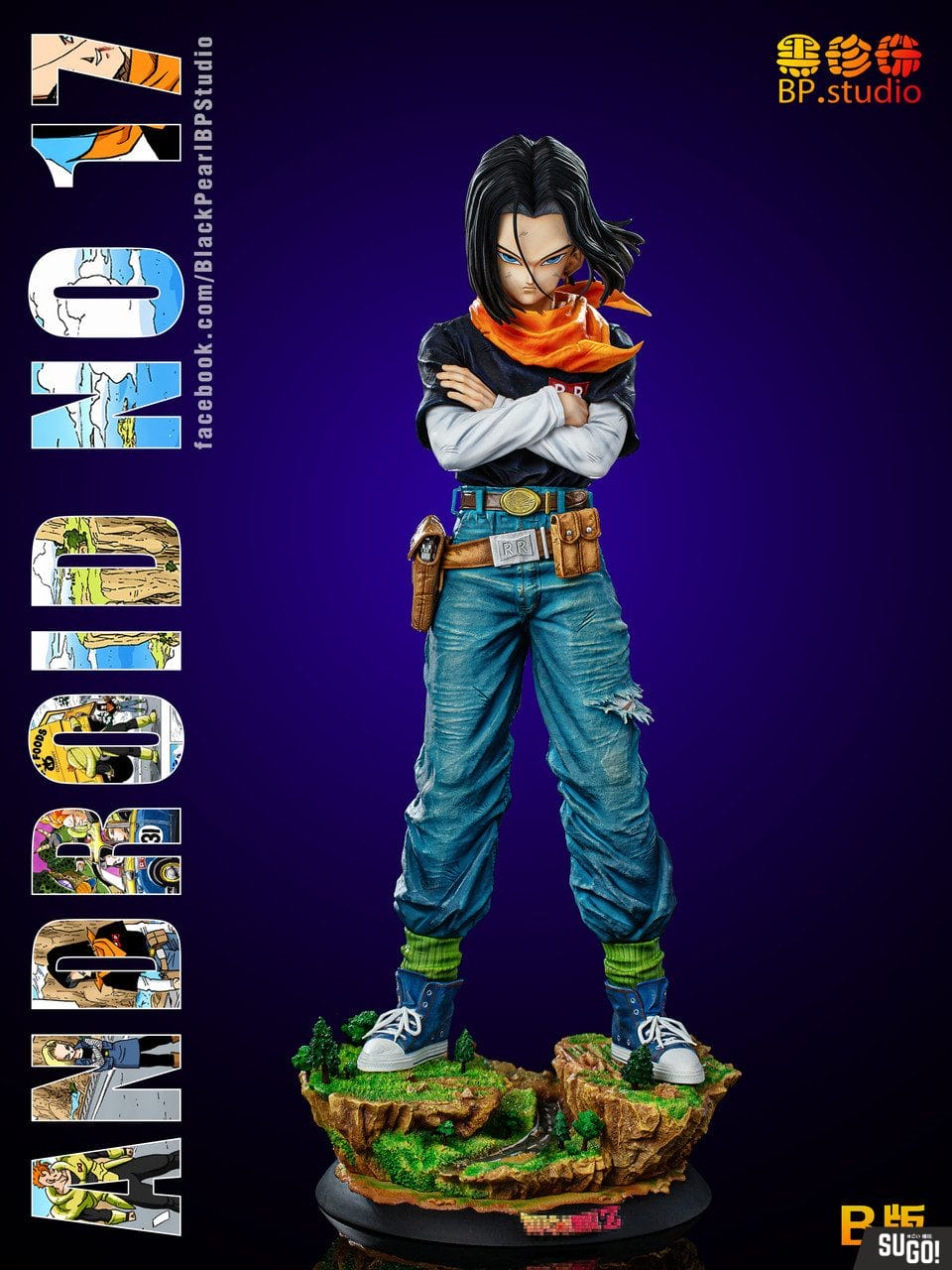 BP Studio Dragon Ball Android 17 Ver. B 1/6 GK Statue - Sugo Toys ...