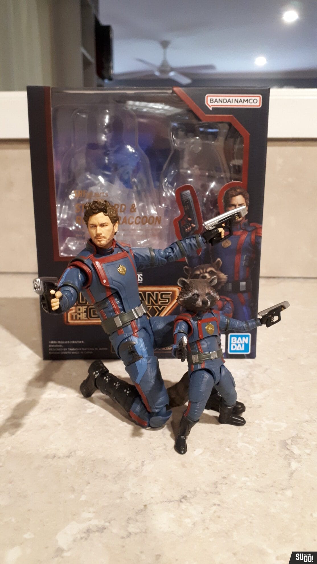 Bandai Spirits Guardians of The Galaxy Vol. 3 S.H.Figuarts Star-Lord & Rocket Raccoon SHF Action Figure photo review