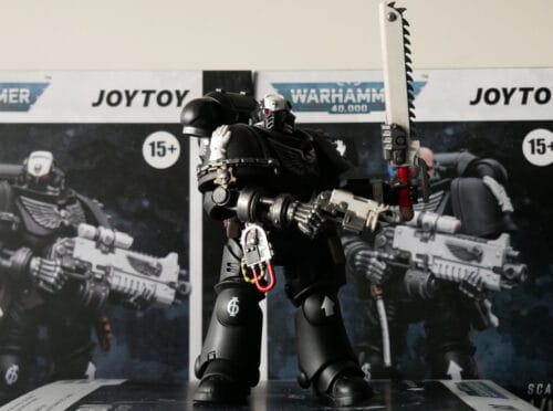 Joy Toy Warhammer 40k Iron Hands Intercessors Sergeant Bantus 1/18 Scale Figure JT5321 photo review