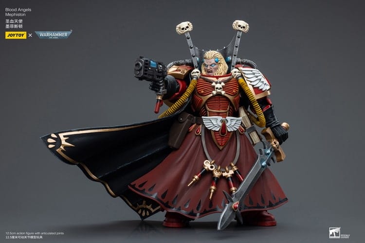 JoyToy JT6793 Warhammer 40000 Blood Angels Mephiston 1/18 Action Figure ...