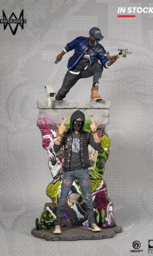 Watch Dogs2 レンチフィギュア Watch Dogs 2 Hacktivist Wrench 1/4 Scale Limited Edition Statue