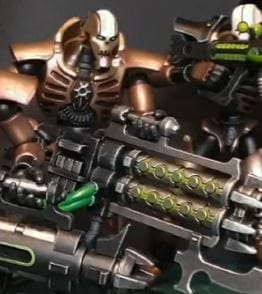 Warhammer 40K Necrons Szarekhan Dynasty lmmortal with Gauss Blaster