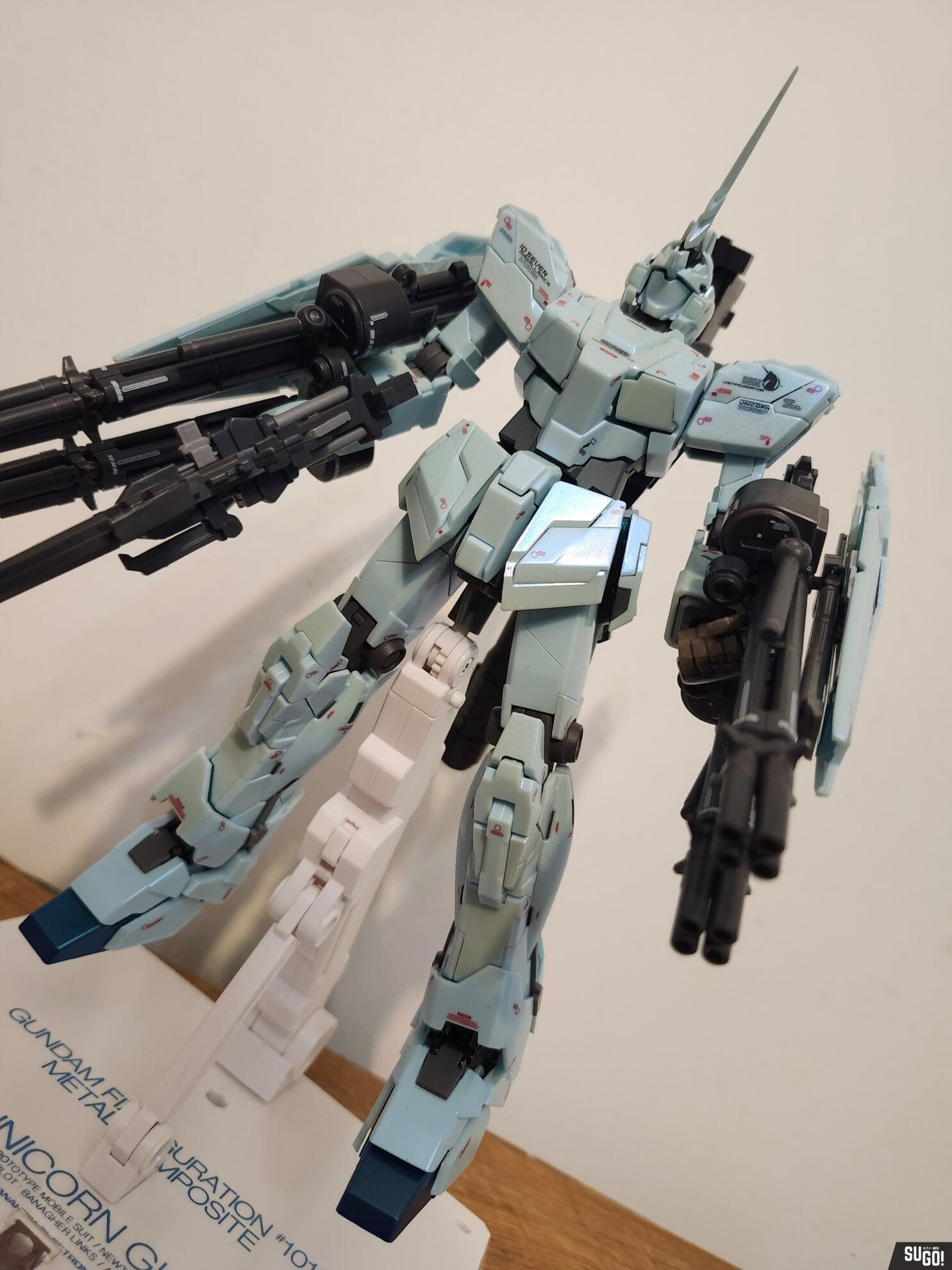 Bandai Gundam Fix Figuration Metal Composite Unicorn Gundam Final Battle Version Figure photo review