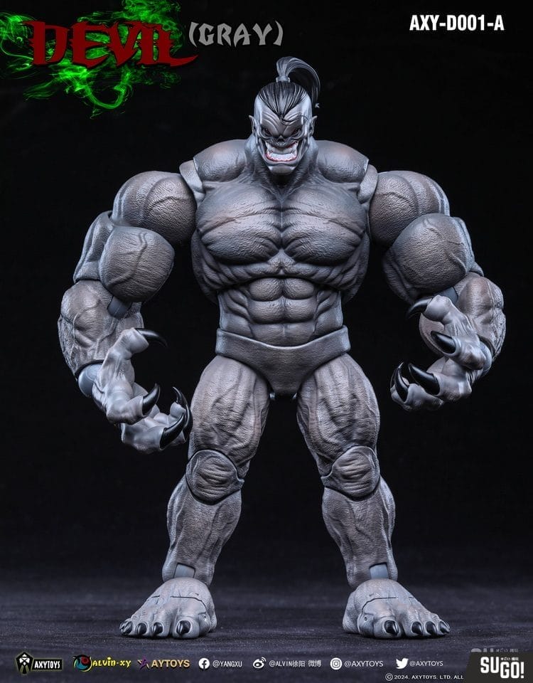 Axytoys AXY-D001-A Devil Gray Normal Version Action Action Figure ...