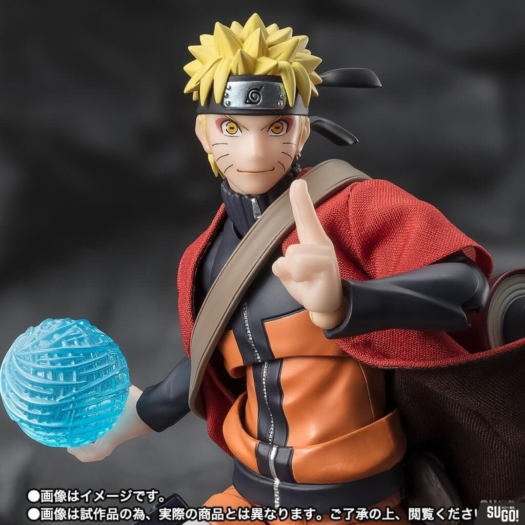 Bandai SHF Naruto Sage buy Mode Action Figure RARE *