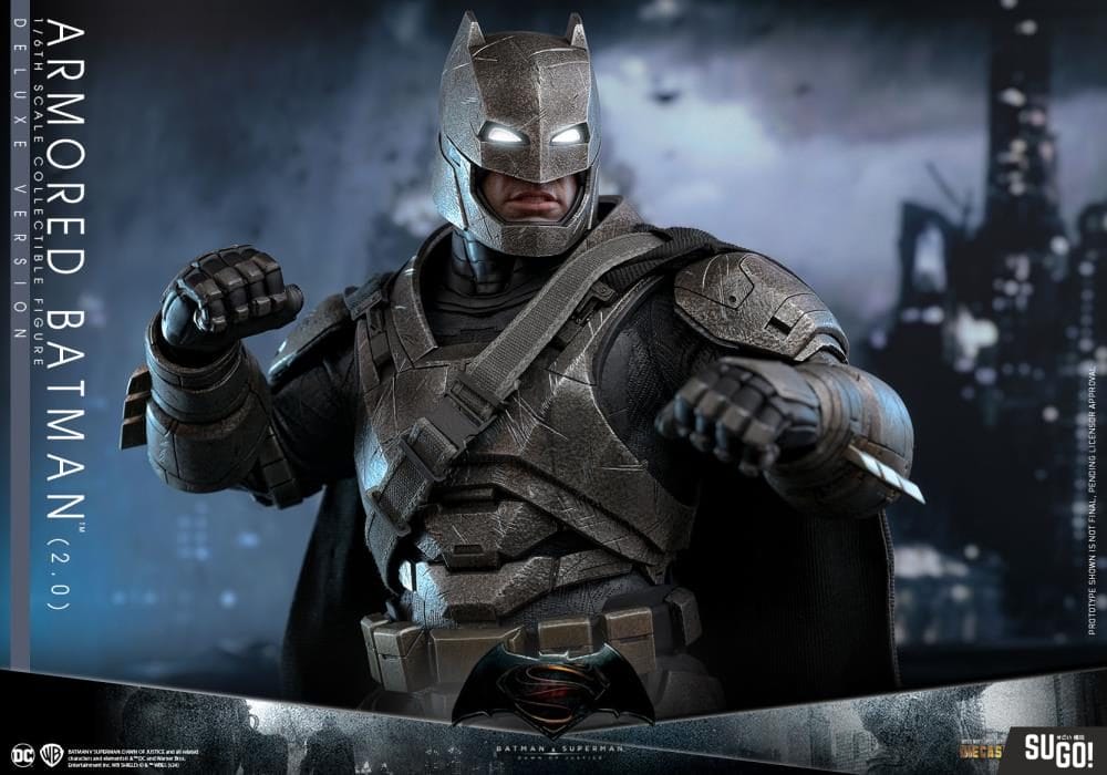 Hot Toys Batman v Superman: Dawn of Justice MMS743 Armored Batman (2.0 ...