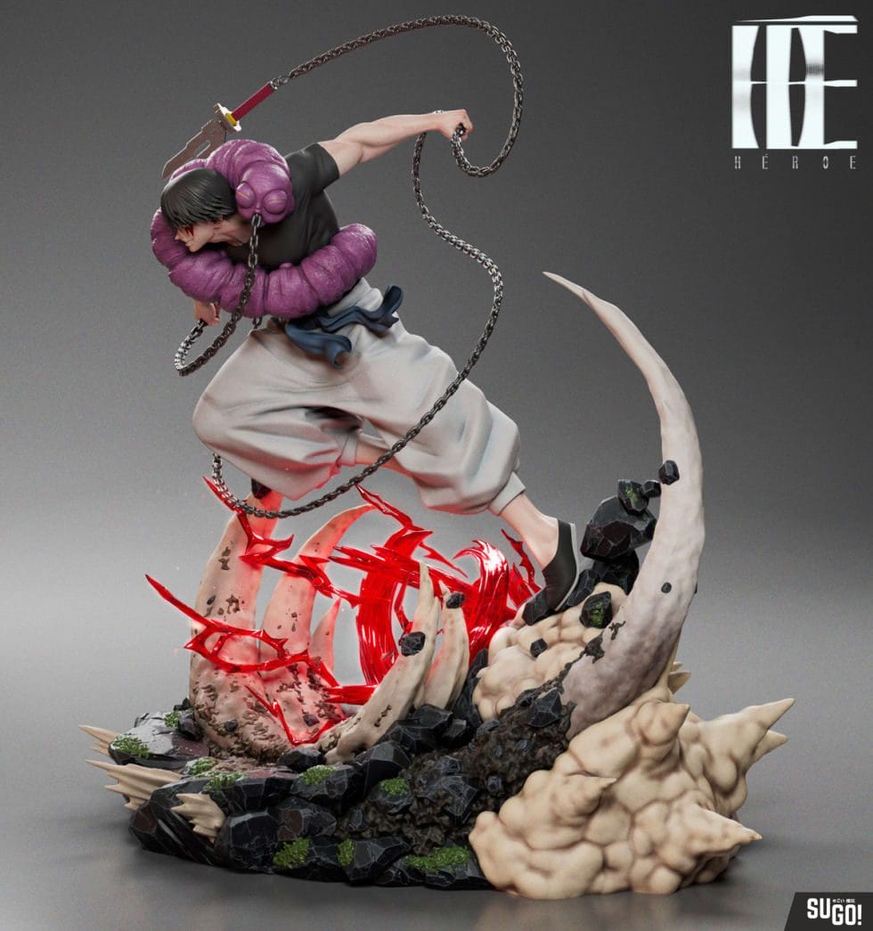 Heroe Collectible Studio Jujutsu Kaisen Toji Fushiguro 1/6 GK Statue ...