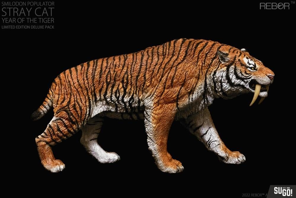 Rebor Smilodon Populator 'stray Cat' Deluxe (year Of The Tiger) Museum 