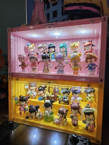 CDB Blind Box Display Box Shipping Container Model (Light + Sticker) Pink Ver. photo review