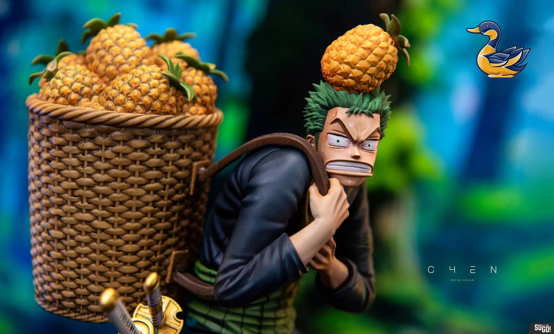 YN Studio One Piece Pineapple Smashing Zoro's Head GK Statue - Sugo ...