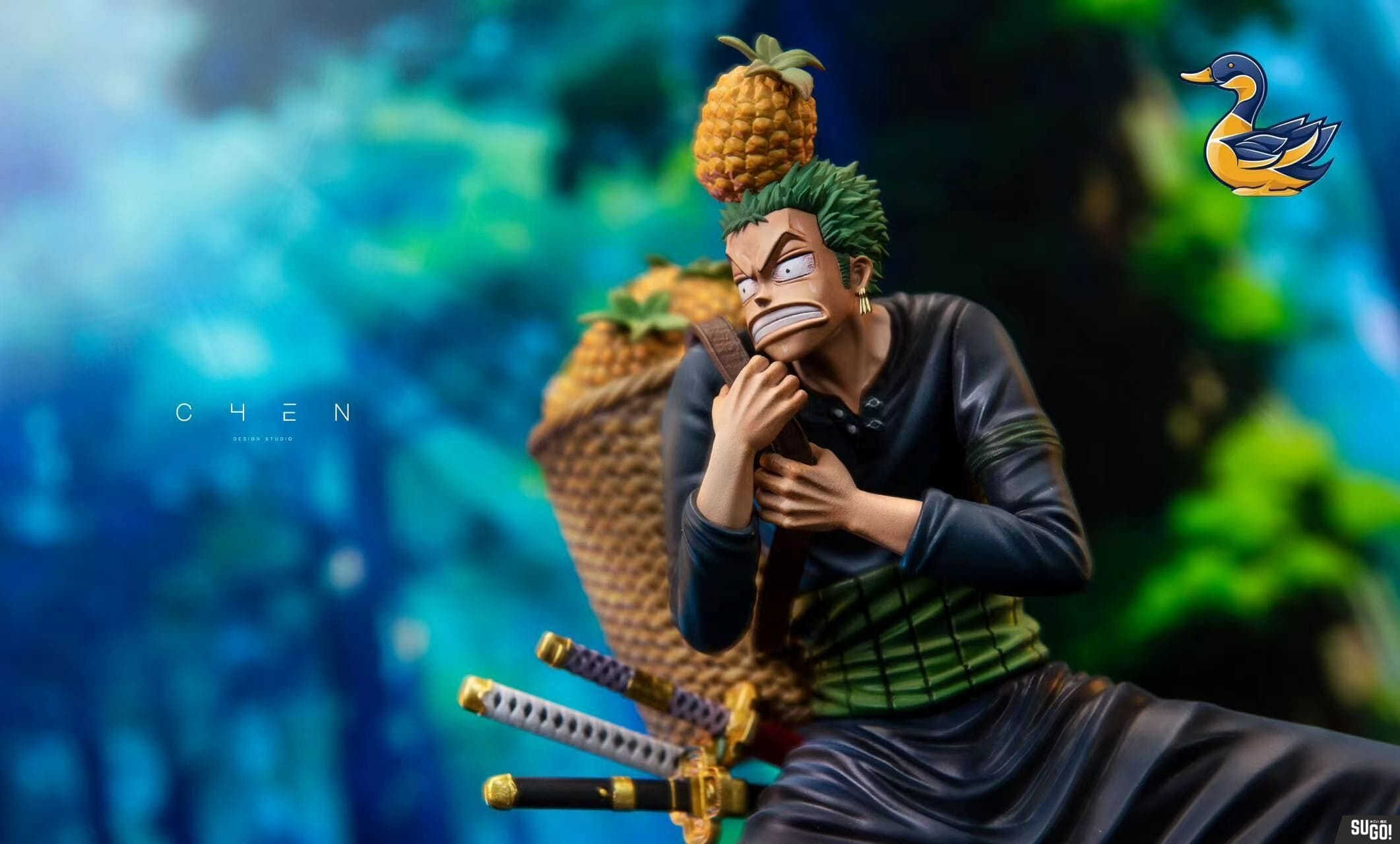 YN Studio One Piece Pineapple Smashing Zoro's Head GK Statue - Sugo ...