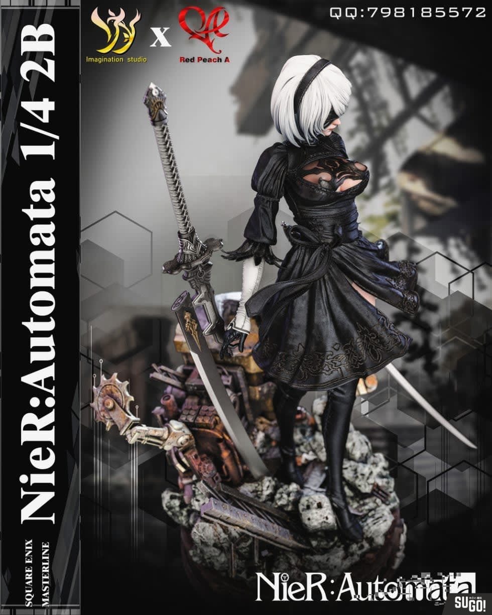 Imagination Studio [18+] 2B (Nude Ver.) 1/4 GK Statue - Sugo Toys ...