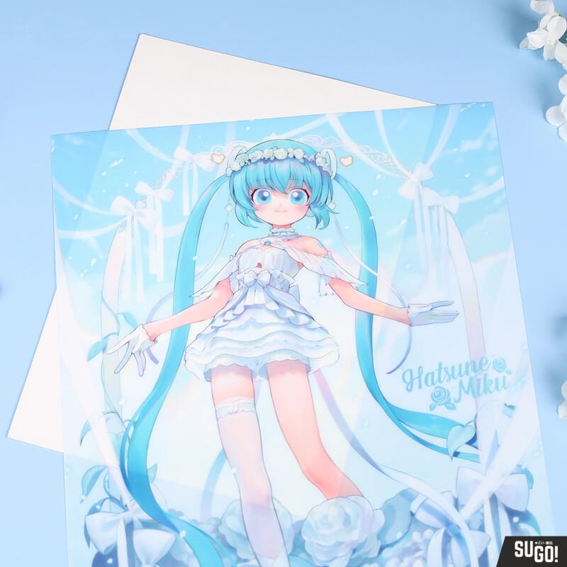 BEMOE Hatsune Miku 39 Future Promise Transparent Poster - Sugo Toys ...