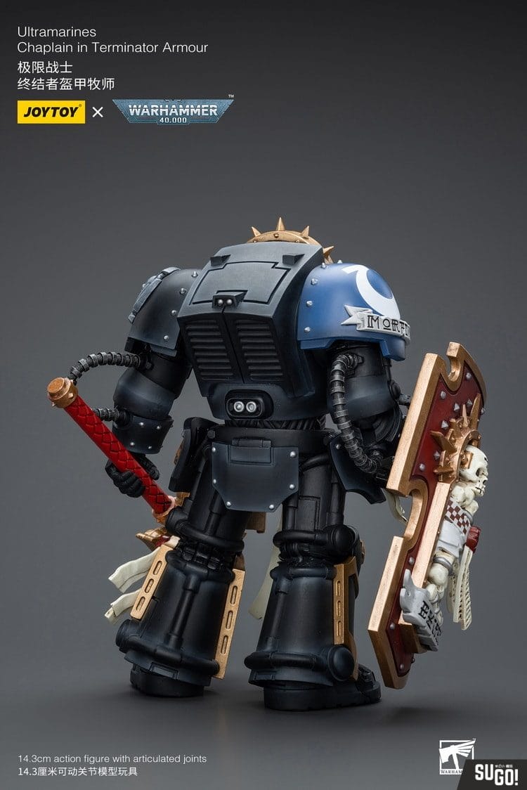 Joy Toy JT7080 Ultramarines Chaplain in Terminator Armour Warhammer 1/ ...