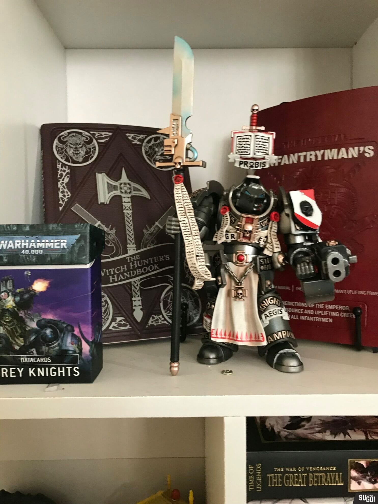 Joy Toy Warhammer 40K Grey Knights Brotherhood Terminator Squad Captain 1/18 Scale Action Figure JT3211 photo review
