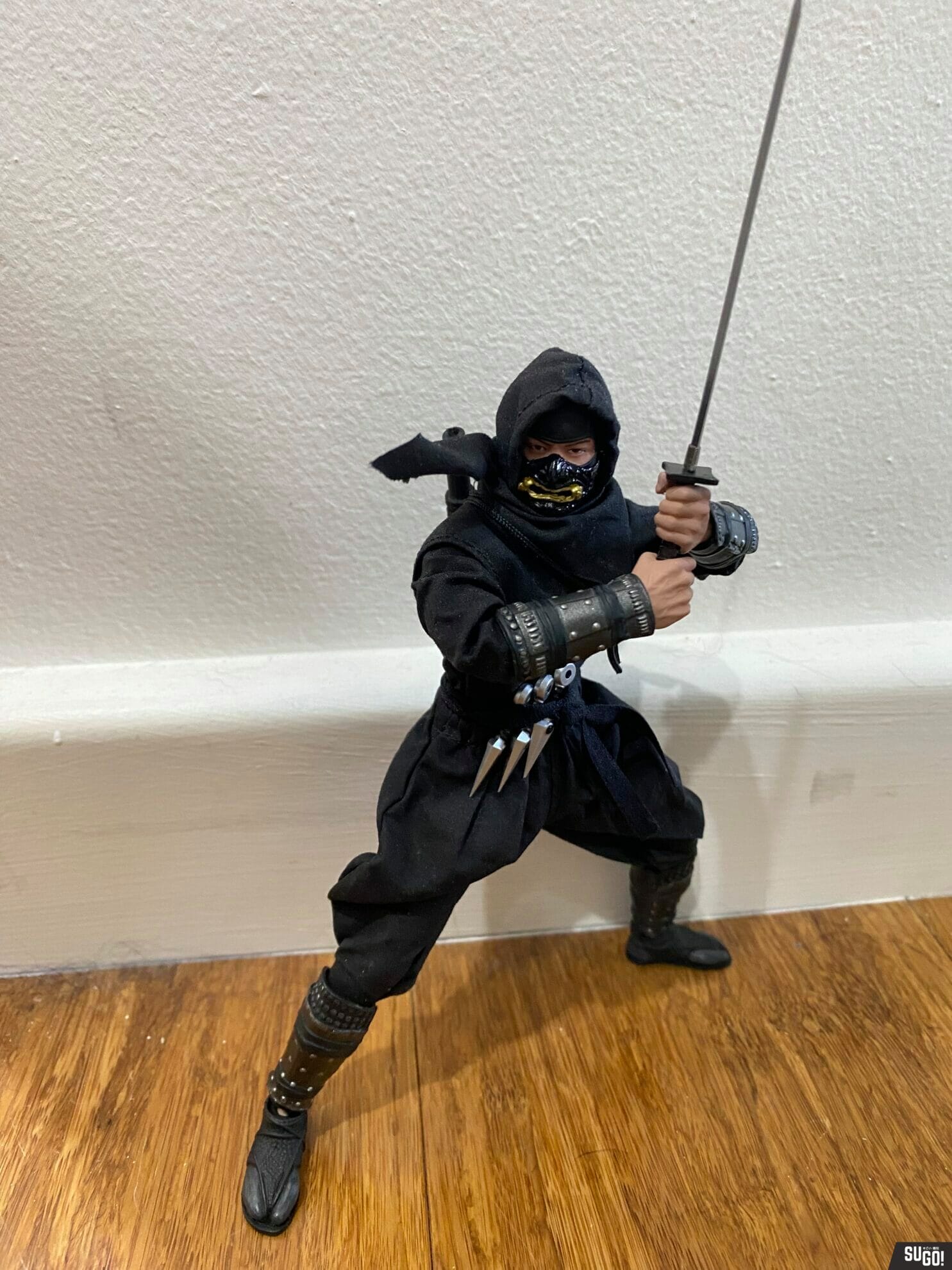 Vtoys X 6Inch Shadow Ninja Black Ver. 1 12 Scale Collectable Action Figure SN001 Sugo Toys Australian Premium Collectable Store