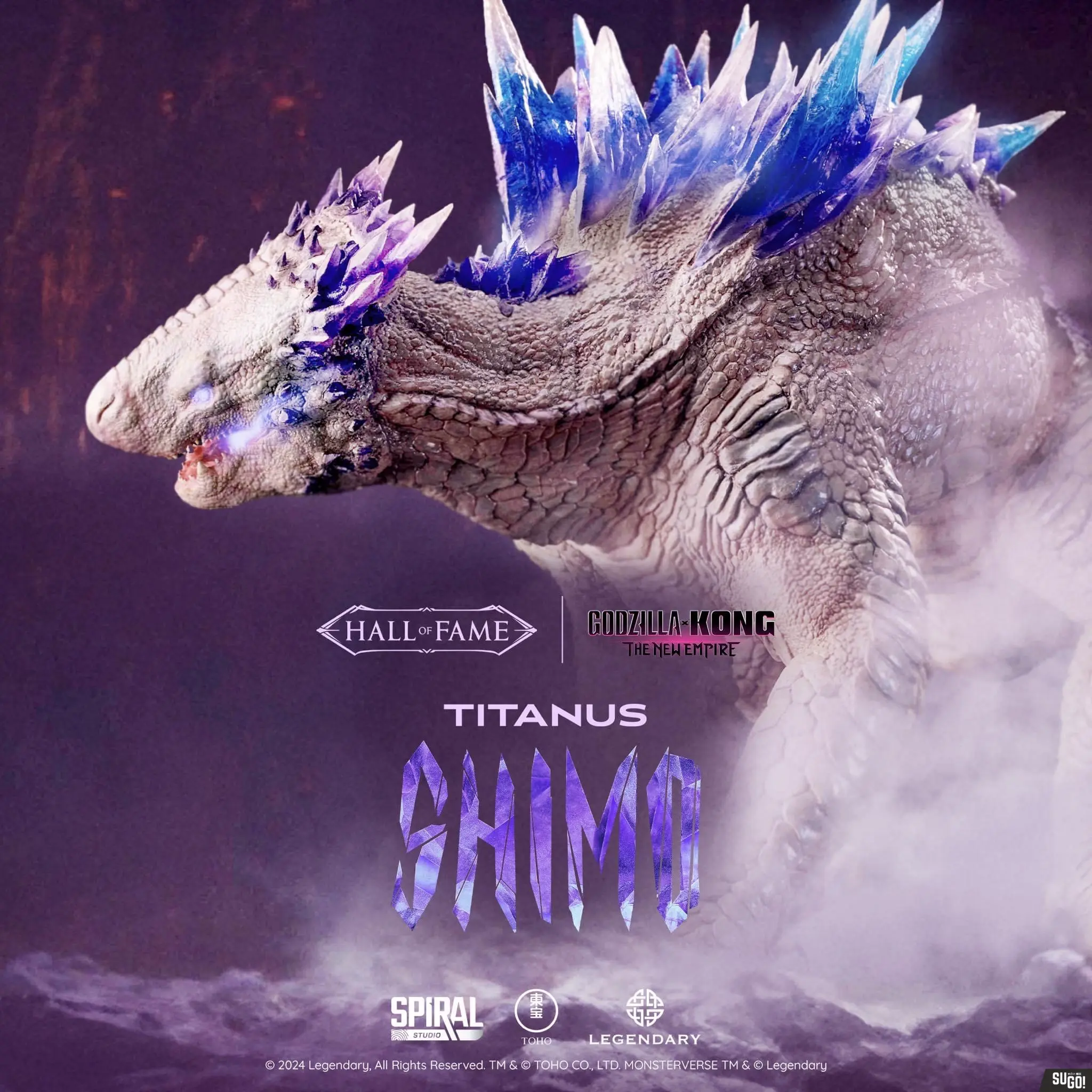 Spiral Studio Godzilla x Kong The New Empire Titanus Shimo PVC Statue ...