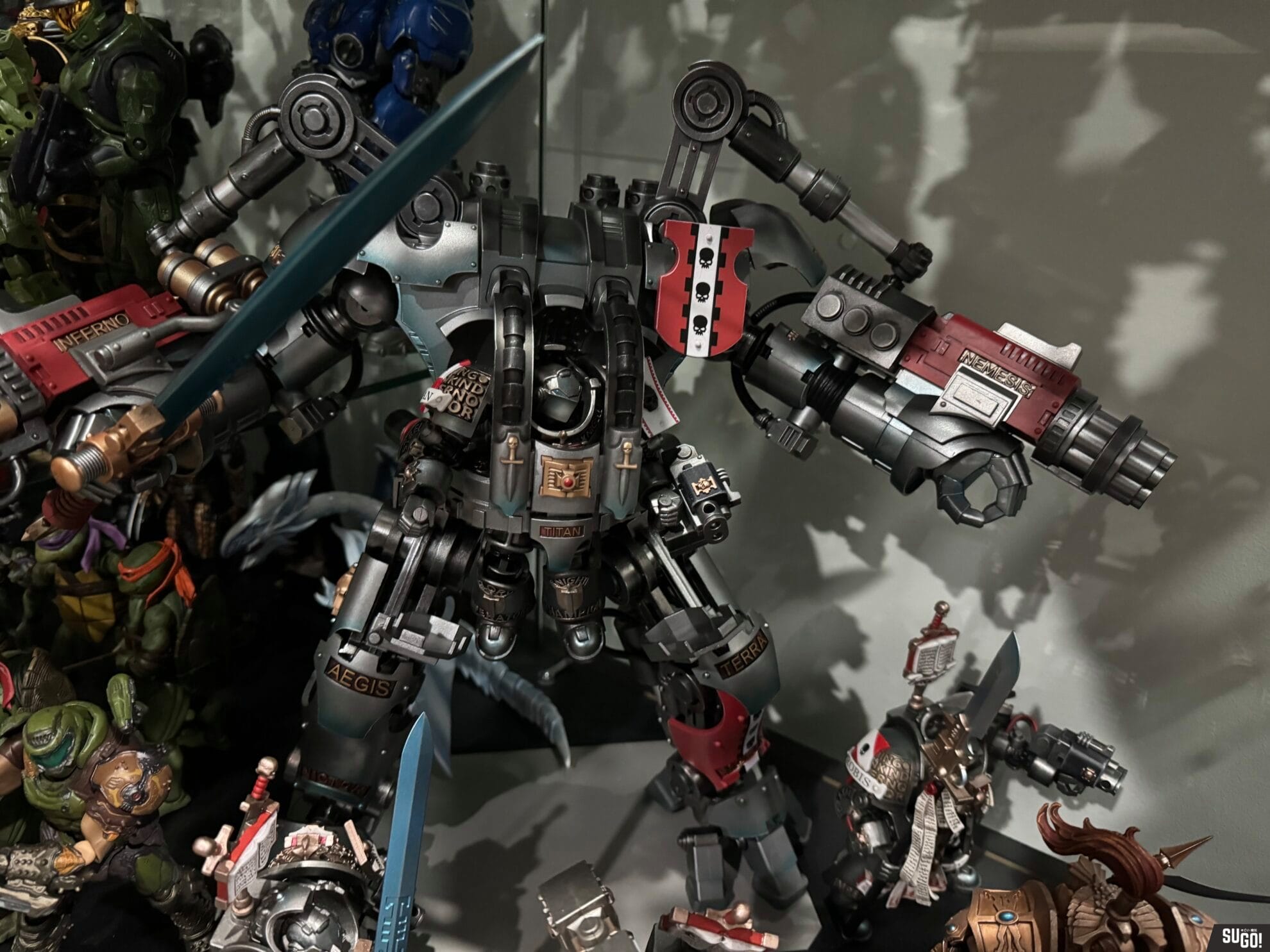Joy Toy JT6434 Warhammer 40000 Grey Knights Nemesis Dreadknight (Including Action figure) 1/18 Action Figure photo review