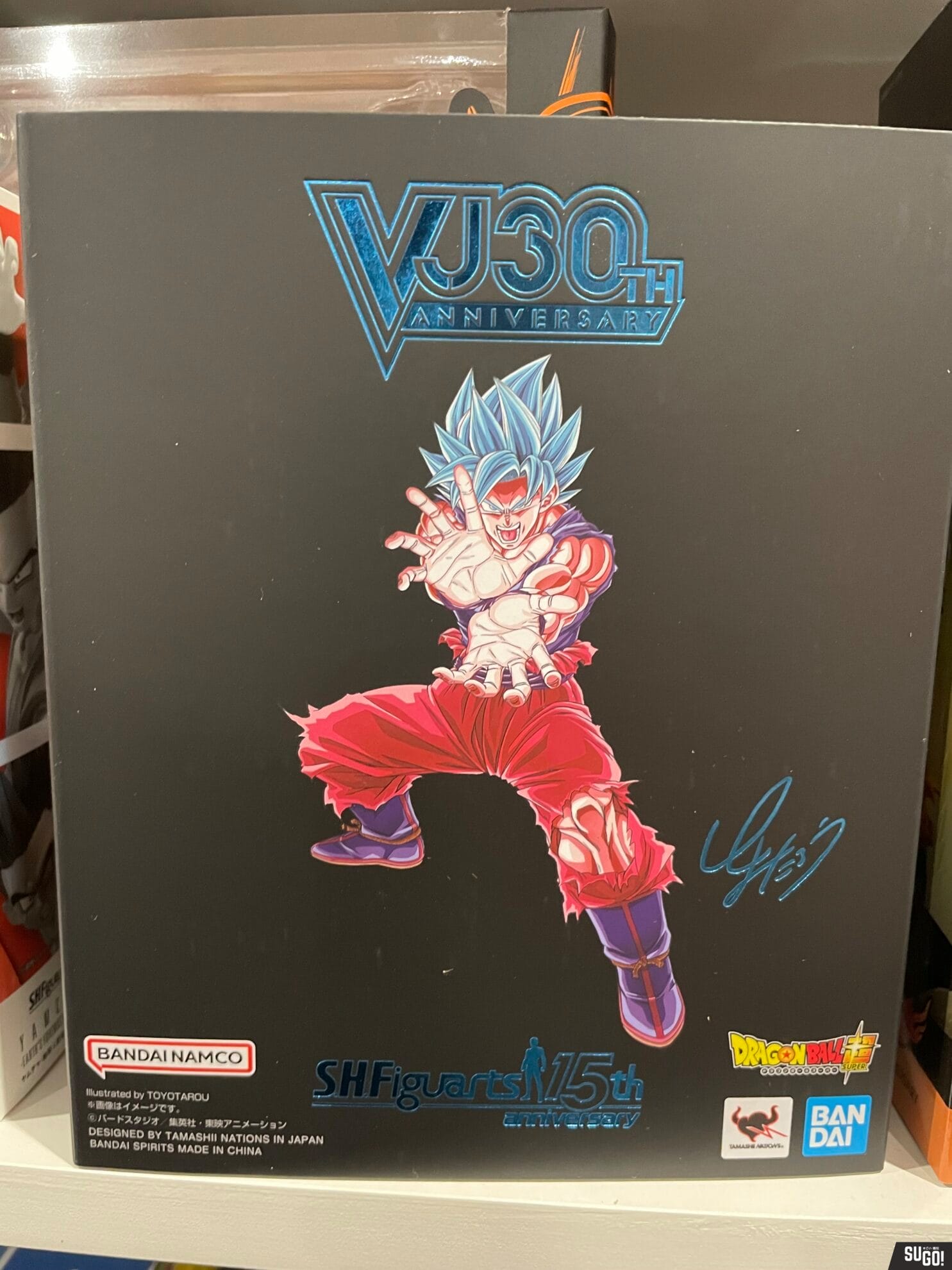 Bandai S.H.Figuarts Dragon Ball Ssgss Son Goku Kaio-Ken V Jump Version Action Figure photo review
