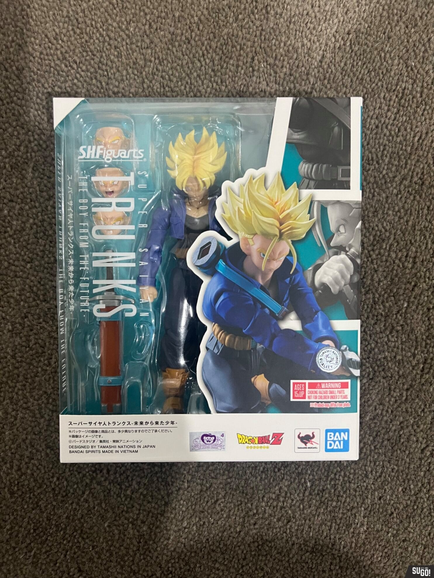 Bandai S.H.Figuarts Dragon Ball Super Saiyan Trunks The Boy From The Future (Reissue) Action Figure photo review