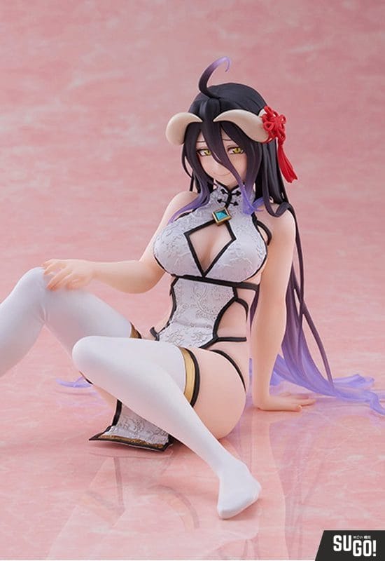 Taito Overlord Taito Desktop Cute Figure - Albedo (Chinese Dress Ver.) PVC Figure